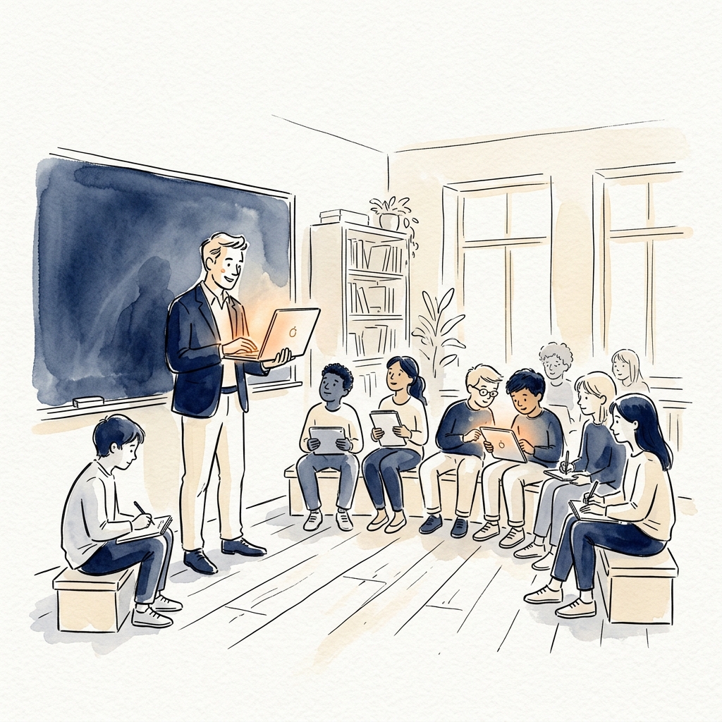 AI Không Thay Giáo Viên — Nó Thay Cách Giáo Viên Dạy